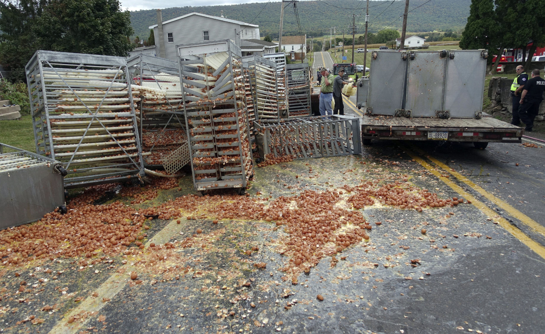 Tractor-Trailer Eggs